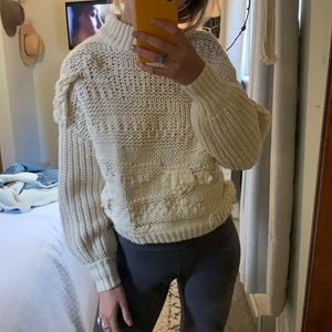Worn once cream turtleneck sweater